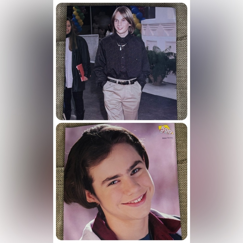 Rider Strong Or Austin O’Brien Magazine Pinup 8 x 10 3/4 Inches
